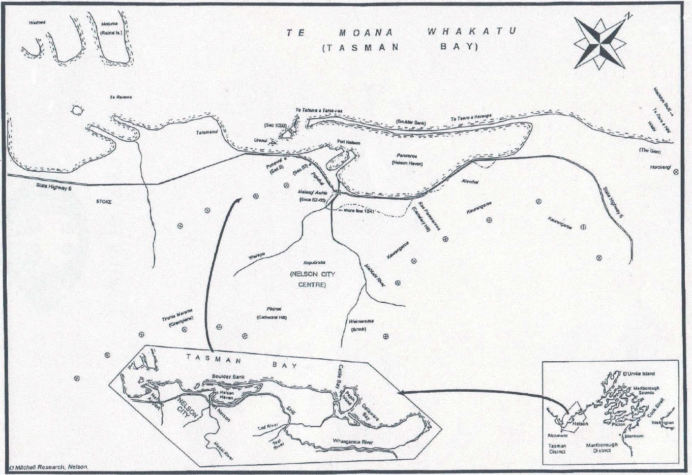 Place names of Whakatu