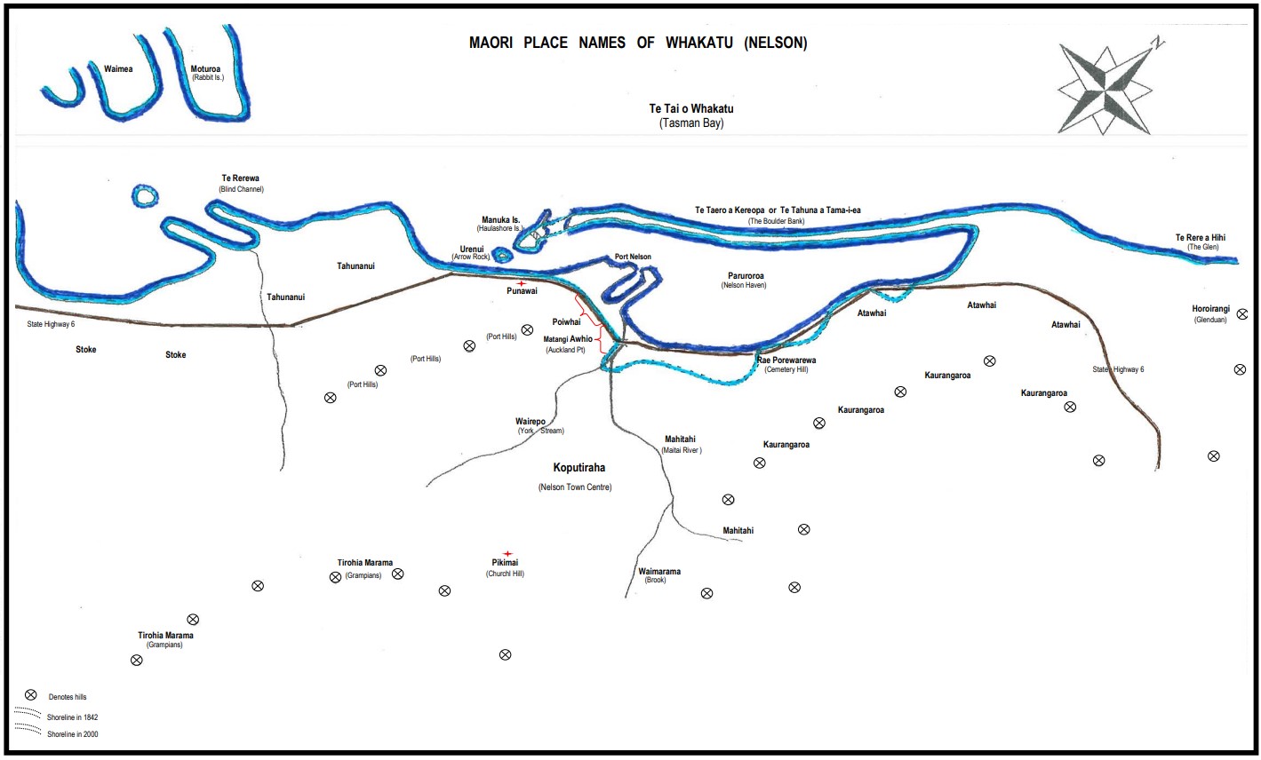 Place names of Whakatu2