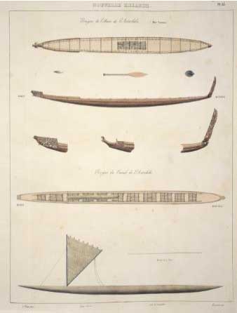 Two different canoes from the Tasman area