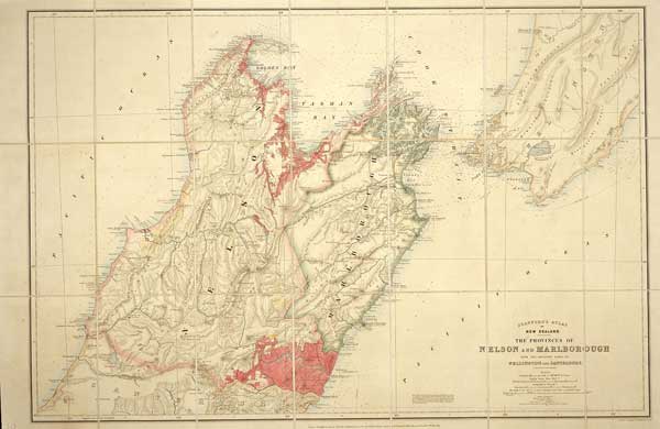 Stanford's atlas of New Zealand (Nelson and Marlborough)