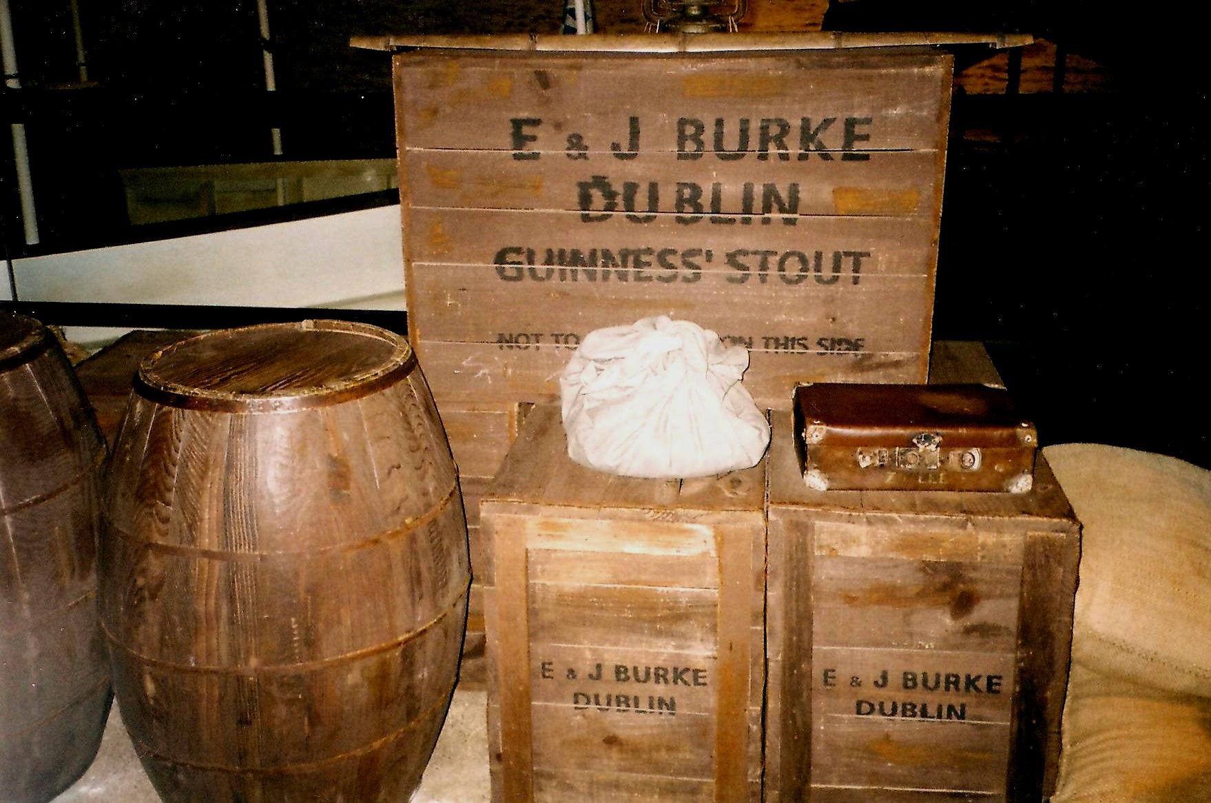 Edward and John Burke of Dublin exported to all parts of the British Empire