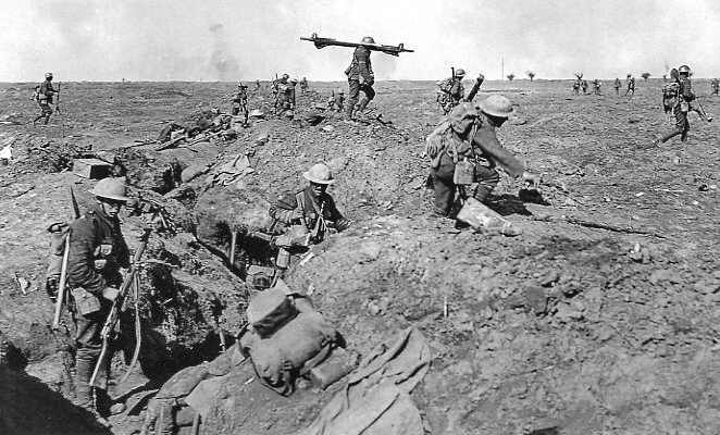 Battlefield at the Somme September 1916