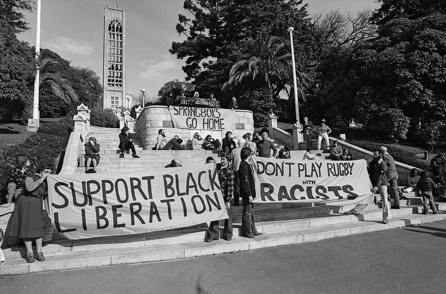 Springbok tour protestors