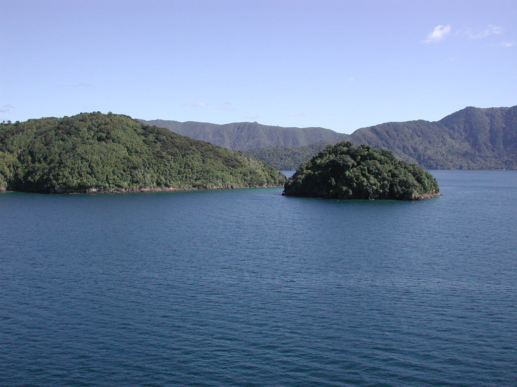 Allports Island in Queen Charlotte Sound