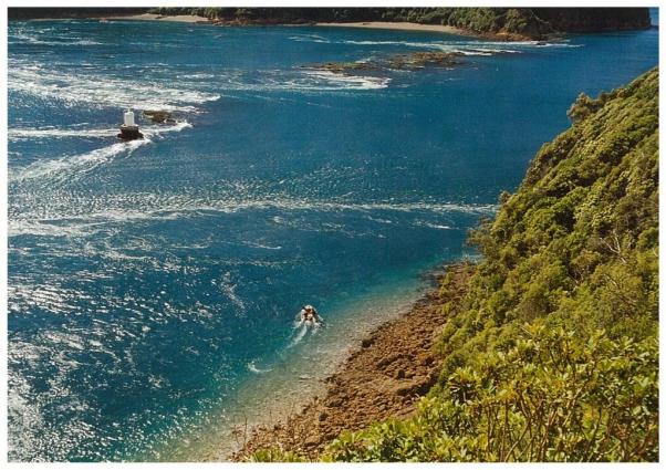 French Pass tide running from Admiralty Bay: