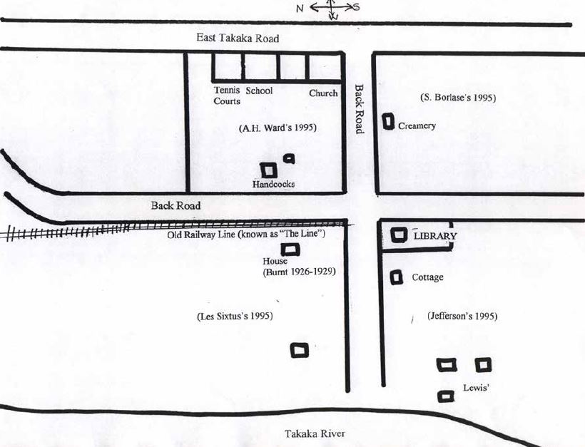 East Takaka Library map