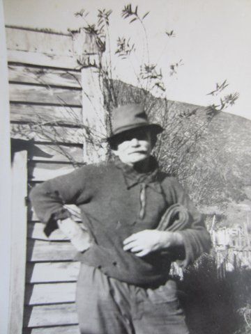 Greig Bros Archie Greig outside his Canvastown home in Greig Lane