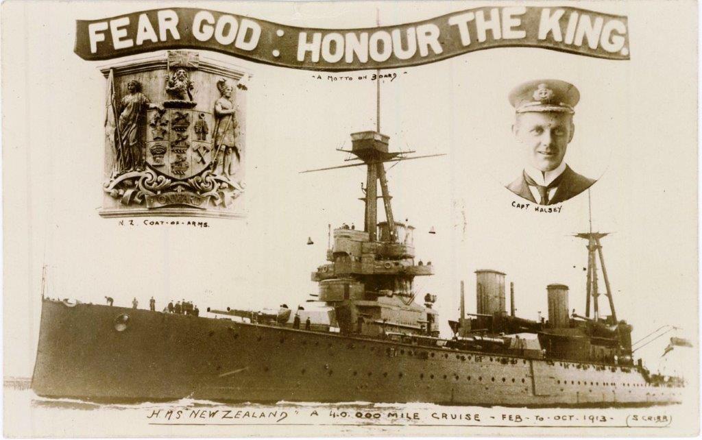 HMS New Zealand Promotion poster