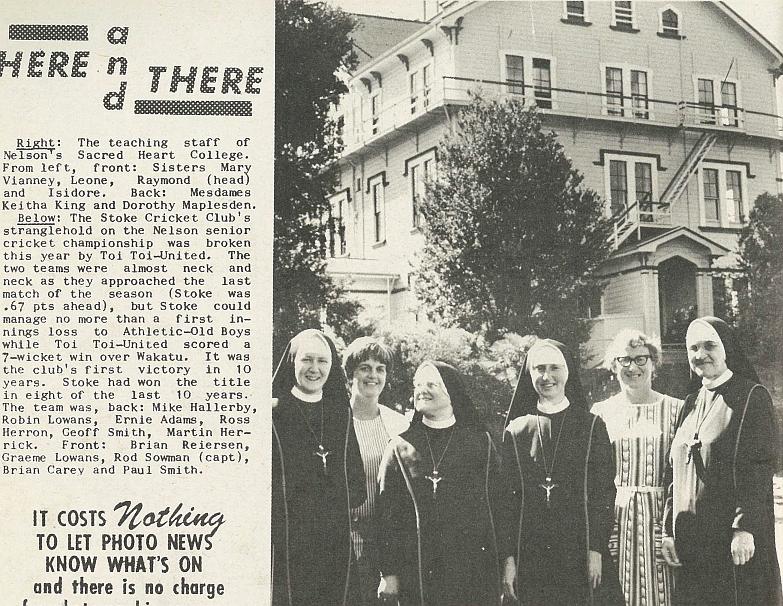 Sacred Heart college Photonews Apr6 1968