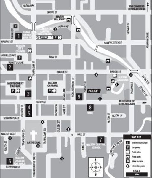 Literary Ramble map