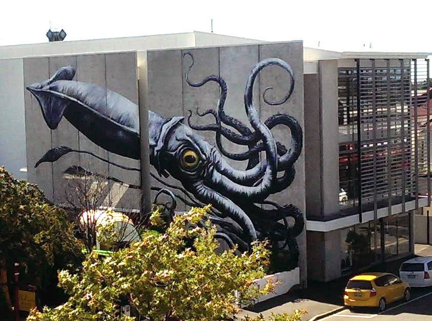 mural squid