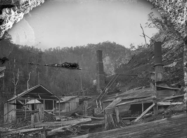 1898 Champion Mine Copper Smelter, Aniseed Valley