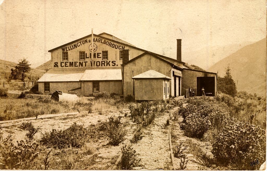 The Cement Works on the Elevation above Picton. Courtesy of the Picton Historical Society