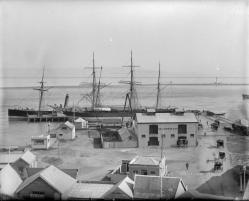 Railway wharf at Nelson, 1878-1894