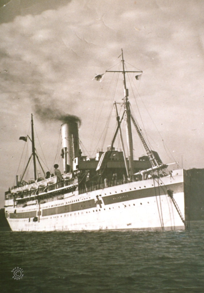 Hospital Ship Maunganui. Image supplied by Sherayl McNabb