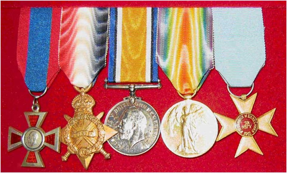 Sister O’Connor’s medals which are held in the collection of the Marlborough RSA