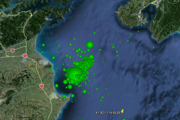 seddon earthquakes geonet