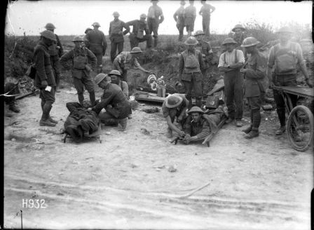 Brunning NZ Dressing Station near Grevillers 1918