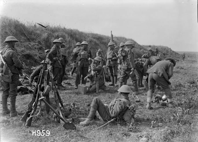 Brunning NZ Rifle Brigade platoon