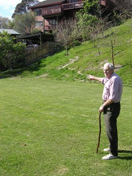 Yel Sutton on former Griffin Tennis Court hill right is old riffle range resized