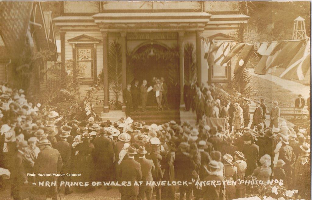 Havelock Prince of Wales visit. HM258