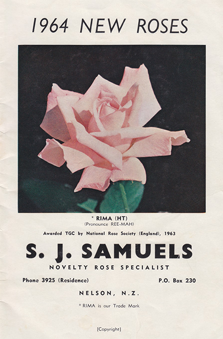 Samuels BS New Roses 1964