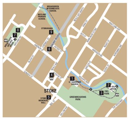 Stoke walk map