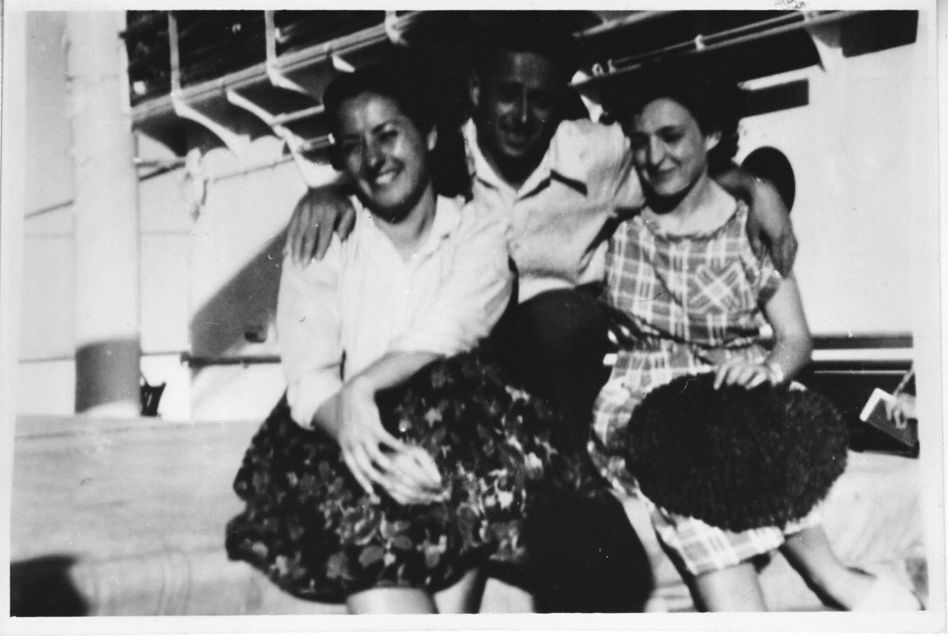 Italians Volpicellis on ship