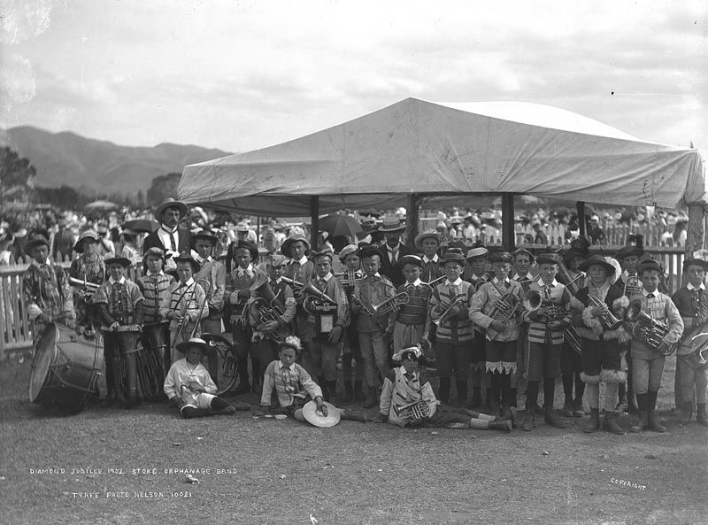 Diamond Jubilee 1902. Stoke Orphanage Band